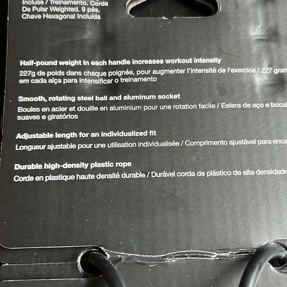 Nike Fitness Fundamental Weighted Jump Rop - Picture 5 of 6